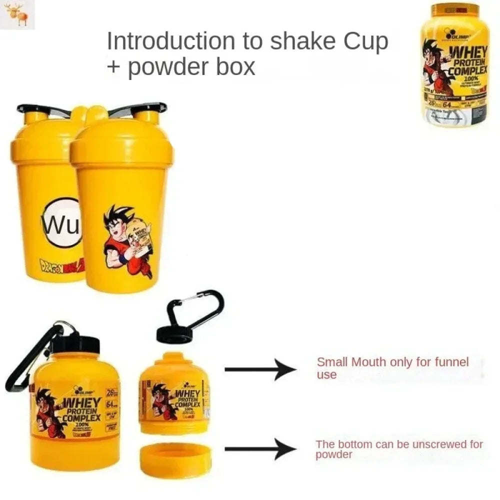 Dragon Ball Z - Borraccia Per Palestra Shaker Proteine + Porta In Polvere Gadget