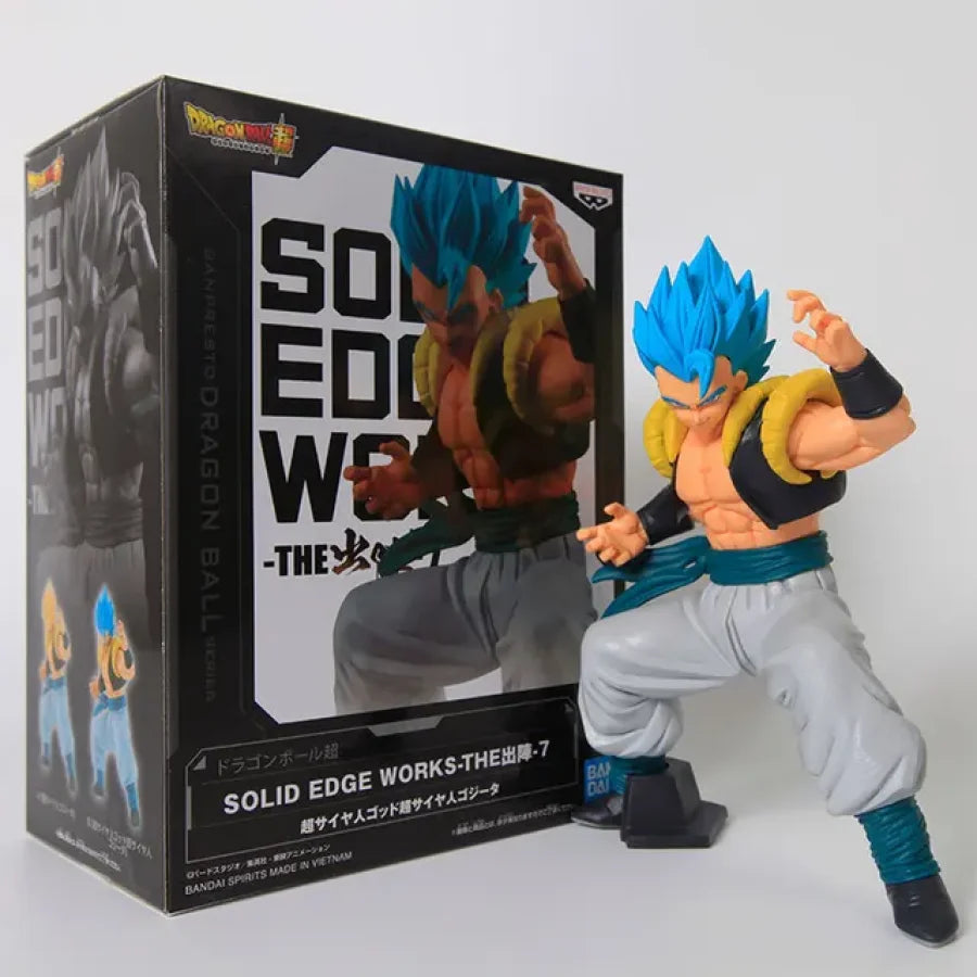 Dragon Ball Z E Super - Gogeta Sayan Originale Bandai Banpresto Solid Edge Works Action Figure