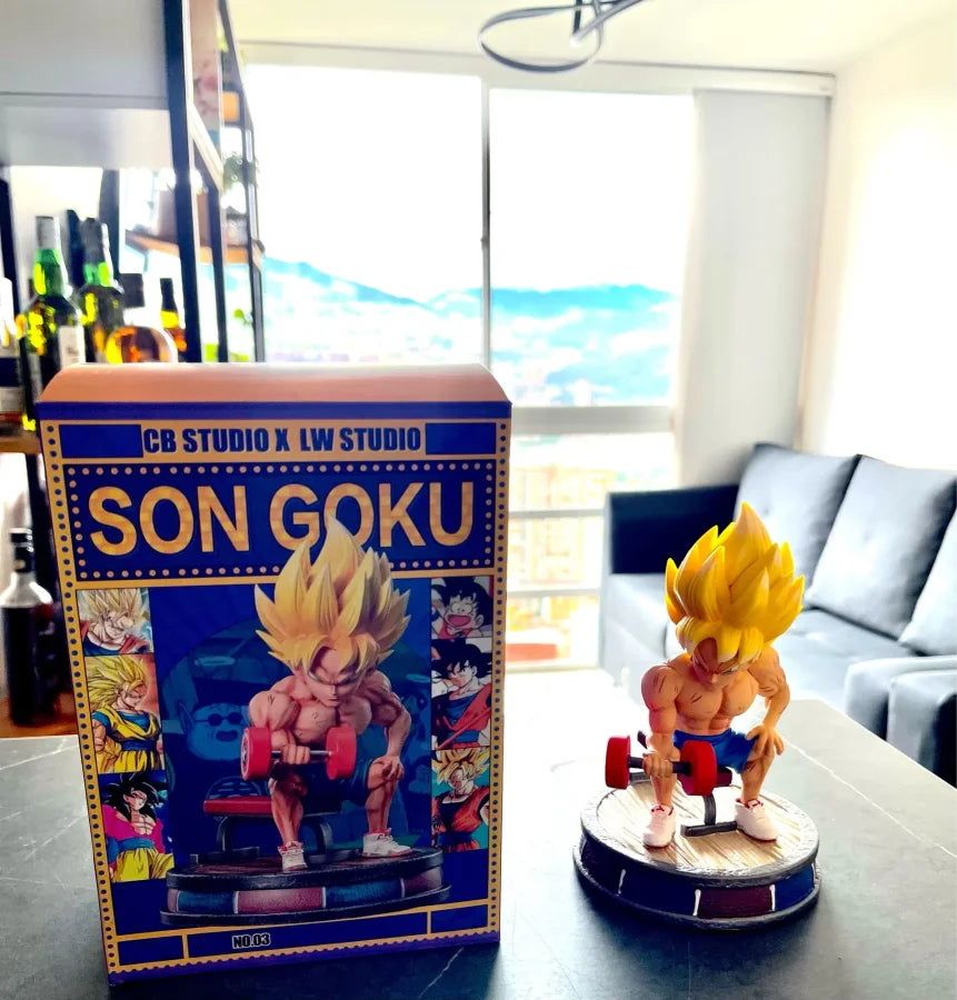 Dragon Ball Z - Goku Gohan Vegeta E Trunks Muscle Gym Action Figure