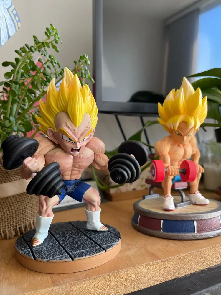 Dragon Ball Z - Goku Gohan Vegeta E Trunks Muscle Gym Action Figure