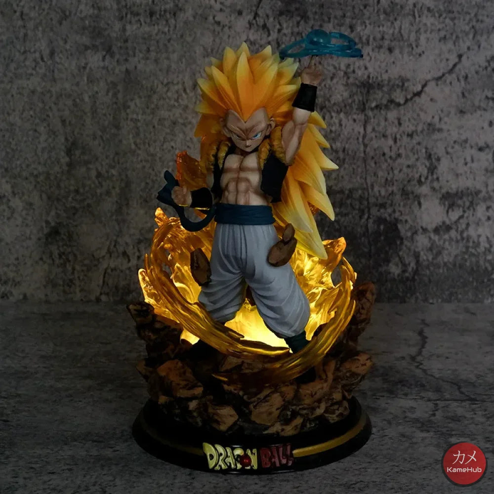 Dragon Ball Z - Gotenks Super Saiyan 3 Action Figure Con Led