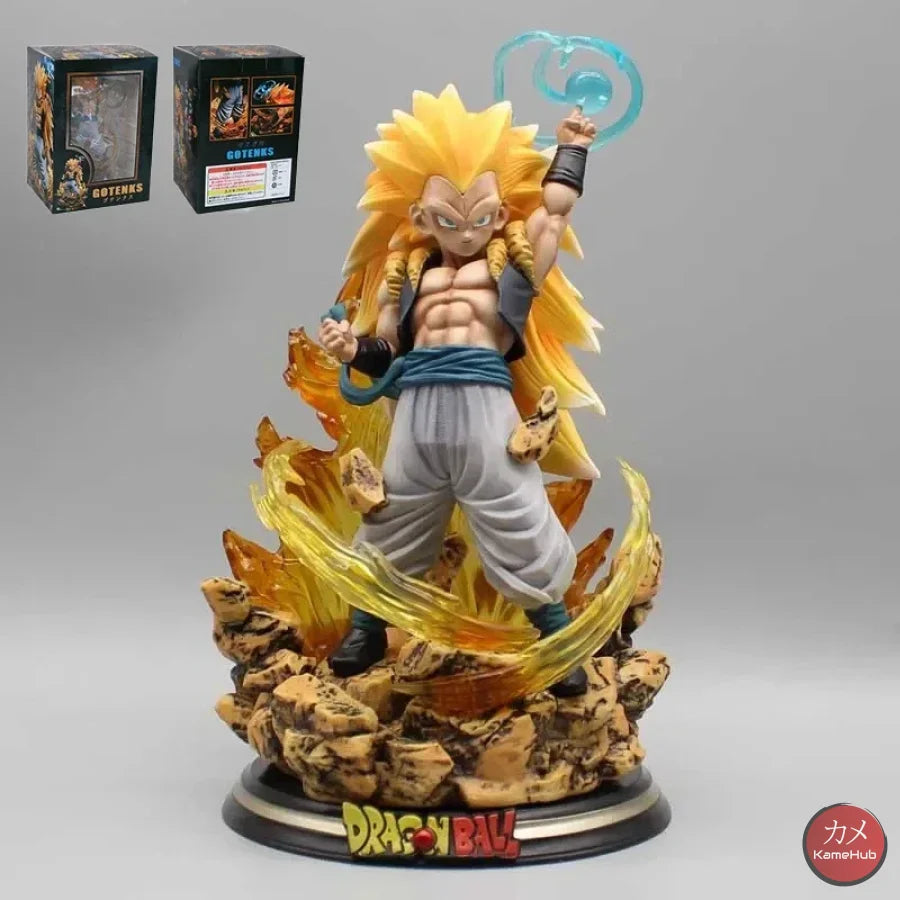 Dragon Ball Z - Gotenks Super Saiyan 3 Action Figure Con Led Ssj 22Cm