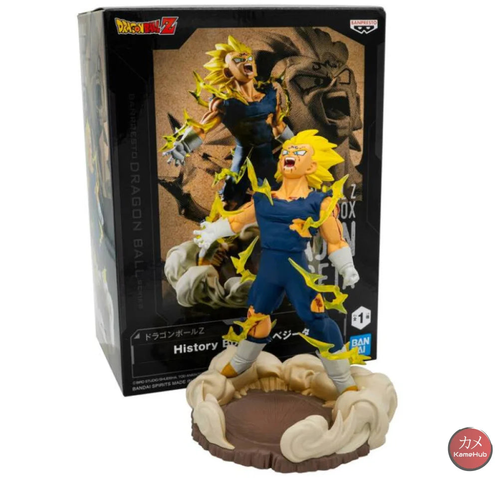 Dragon Ball Z - Majin Vegeta Action Figure Bandai Banpresto History Box - Majin Vegeta 13cm - Action Figure