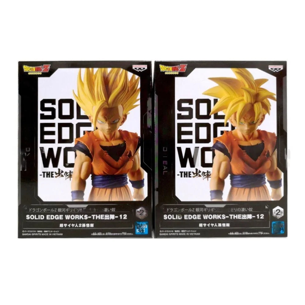 Dragon Ball Z - Son Gohan Super Sayan 1 E 2 Originale Bandai Banpresto Solid Edge Works Novita
