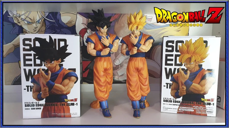 Dragon Ball Z - Son Goku Originale Bandai Banpresto Solid Edge Works Action Figure