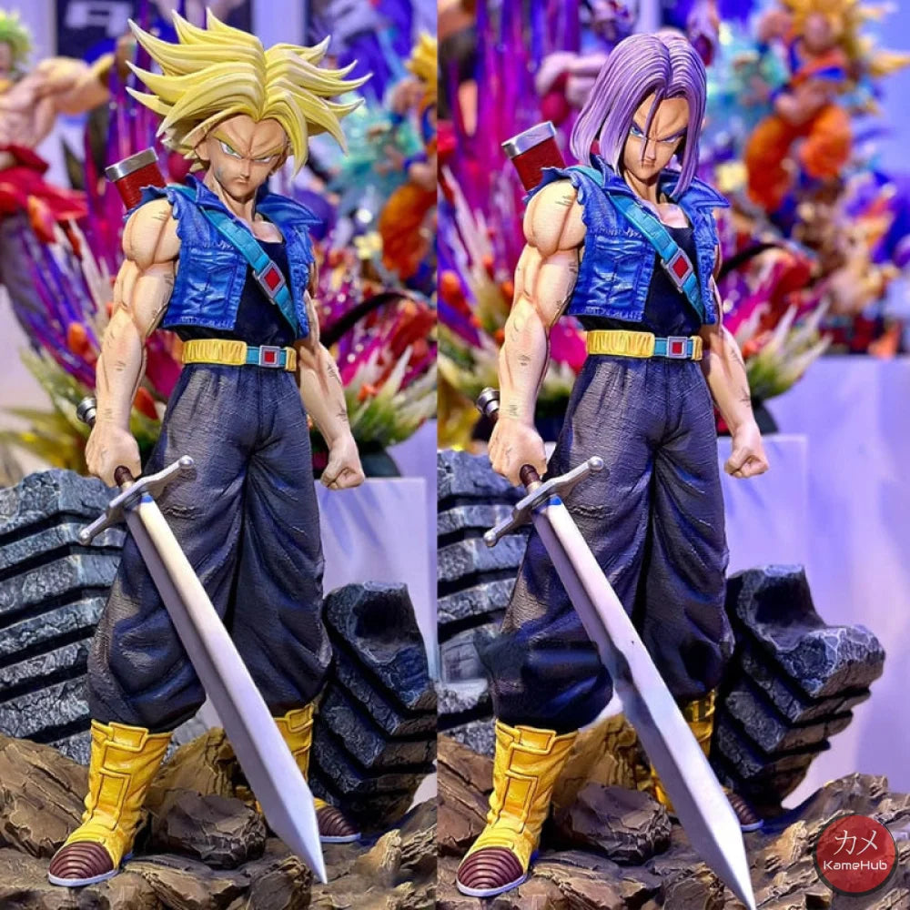 Dragon Ball Z - Trunks Dal Futuro Super Saiyan & Forma Base Action Figure