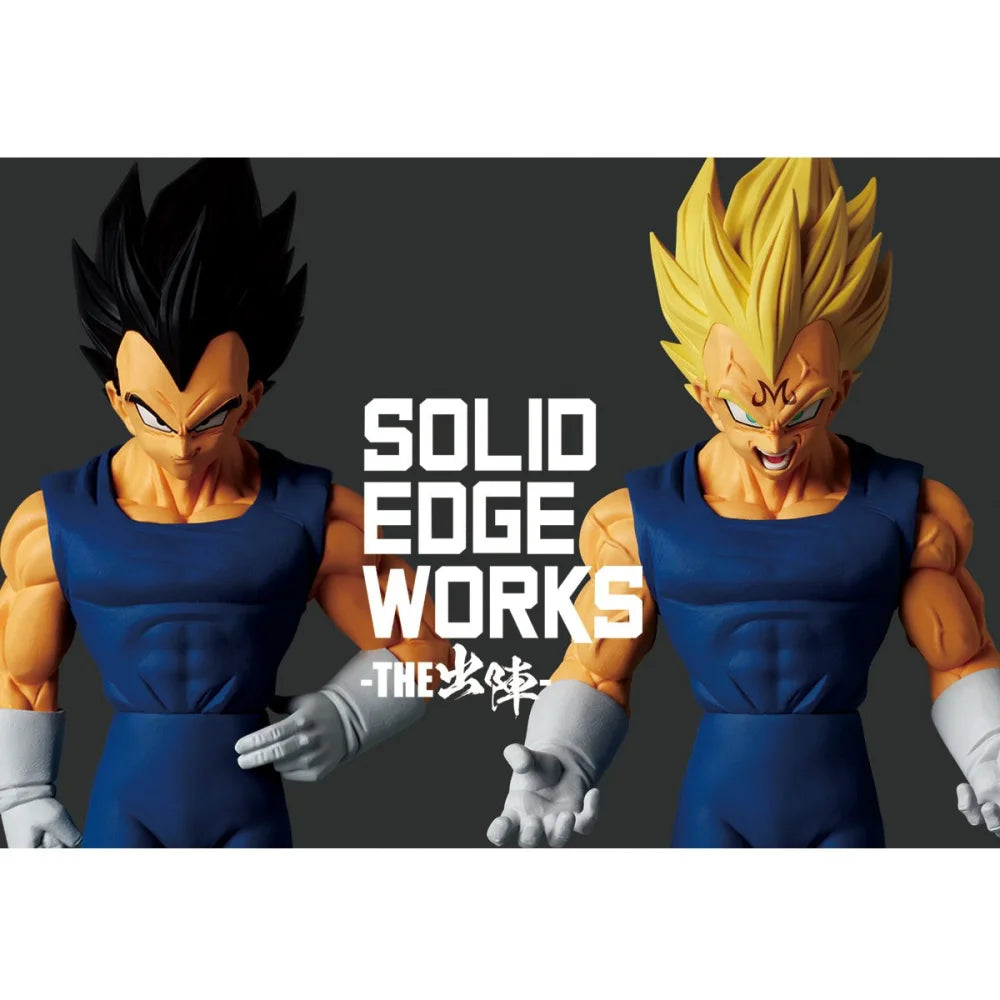 Dragon Ball Z - Vegeta E Majin Originale Bandai Banpresto Solid Edge Works Action Figure