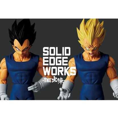 Dragon Ball Z - Vegeta E Majin Originale Bandai Banpresto Solid Edge Works Action Figure
