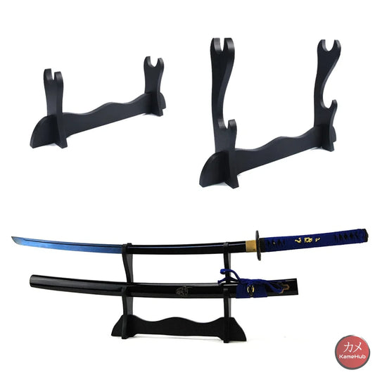 Espositore Stand Supporto Per Katana Spada In Legno Accessori