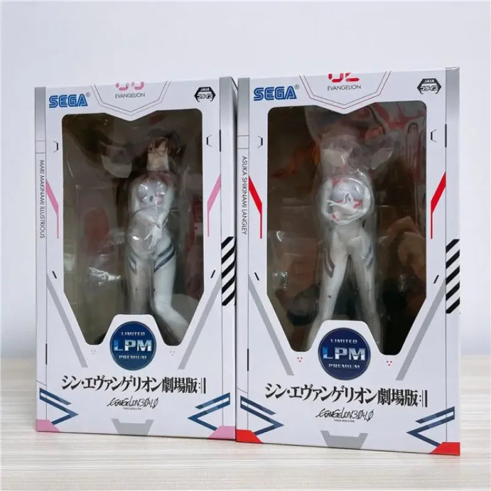 Eva Neon Genesis Evangelion 3.0 - Asuka Shikinami E Mari Makinami Action Figure Sega Lpm