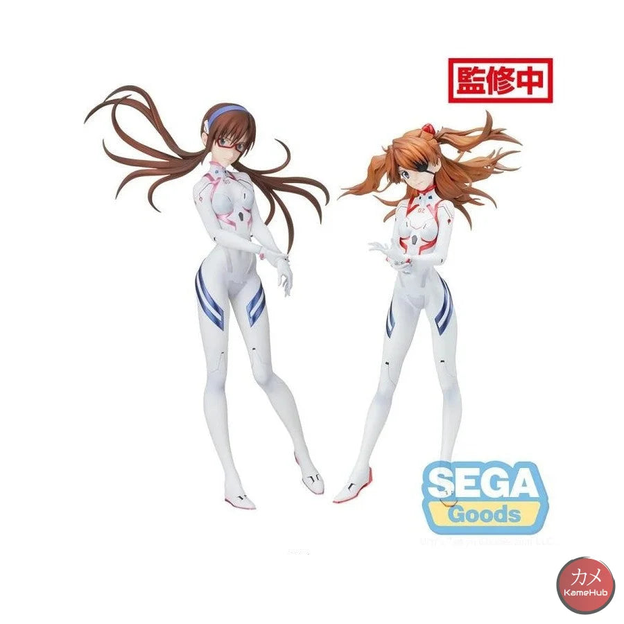 Eva Neon Genesis Evangelion 3.0 - Asuka Shikinami E Mari Makinami Action Figure Sega Lpm