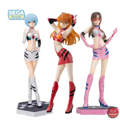 EVA Neon Genesis Evangelion - Ayanami Asuka e Mari Action Figure Sega Luminasta - Action Figure