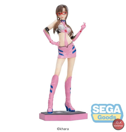 EVA Neon Genesis Evangelion - Ayanami Asuka e Mari Action Figure Sega Luminasta - Mari Illustrious Makinami 21cm
