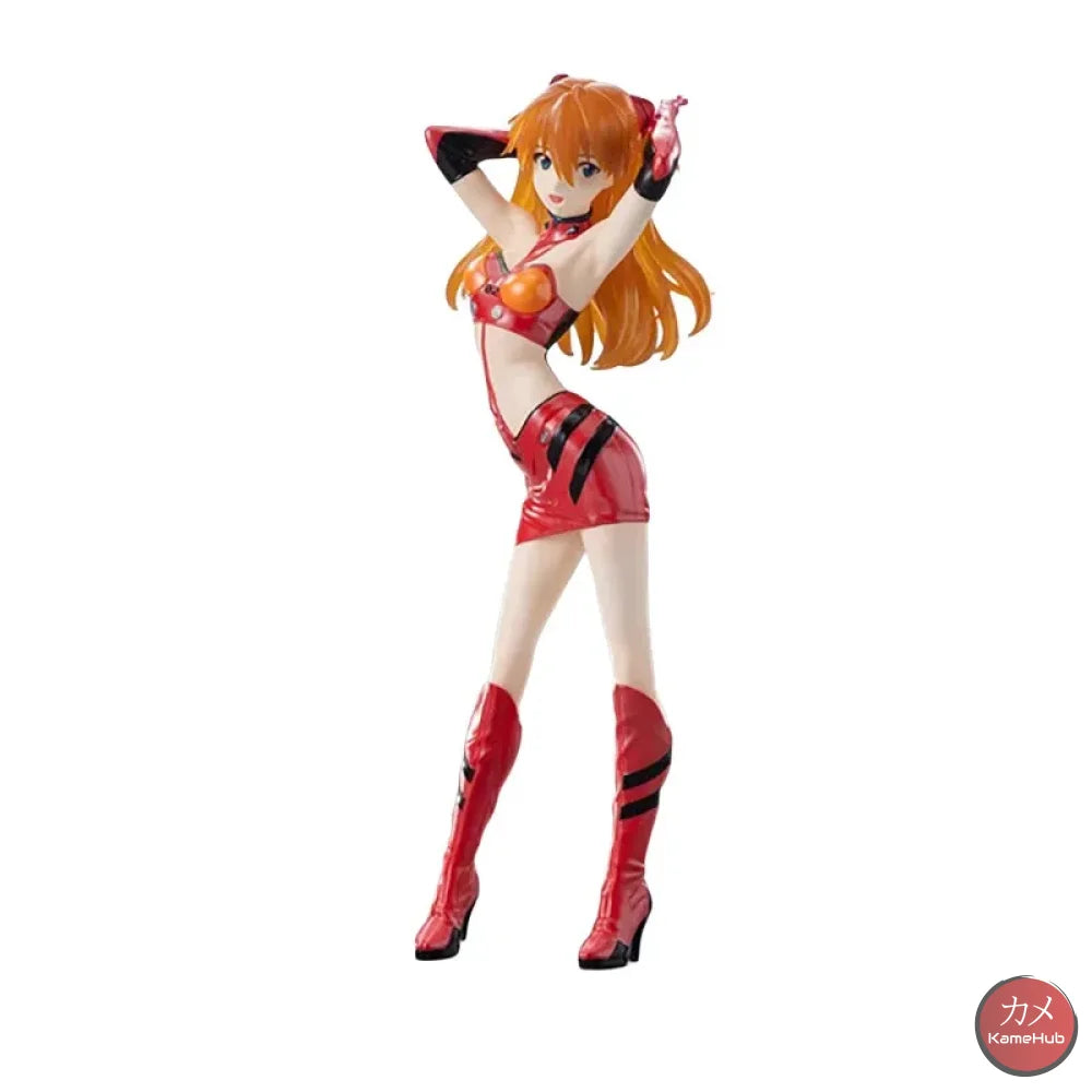 EVA Neon Genesis Evangelion - Ayanami Asuka e Mari Action Figure Sega Luminasta - Asuka Langley Soryu 25cm - Action