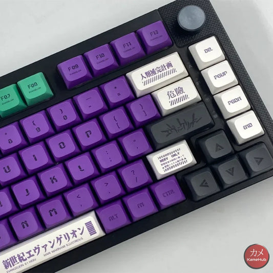 Eva Neon Genesis Evangelion - Tasti Per Tastiera Meccanica 134 Pezzi Accessori