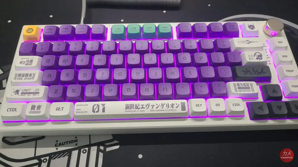 Eva Neon Genesis Evangelion - Tasti Per Tastiera Meccanica 134 Pezzi Accessori