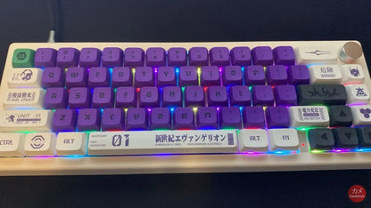 Eva Neon Genesis Evangelion - Tasti Per Tastiera Meccanica 134 Pezzi Accessori