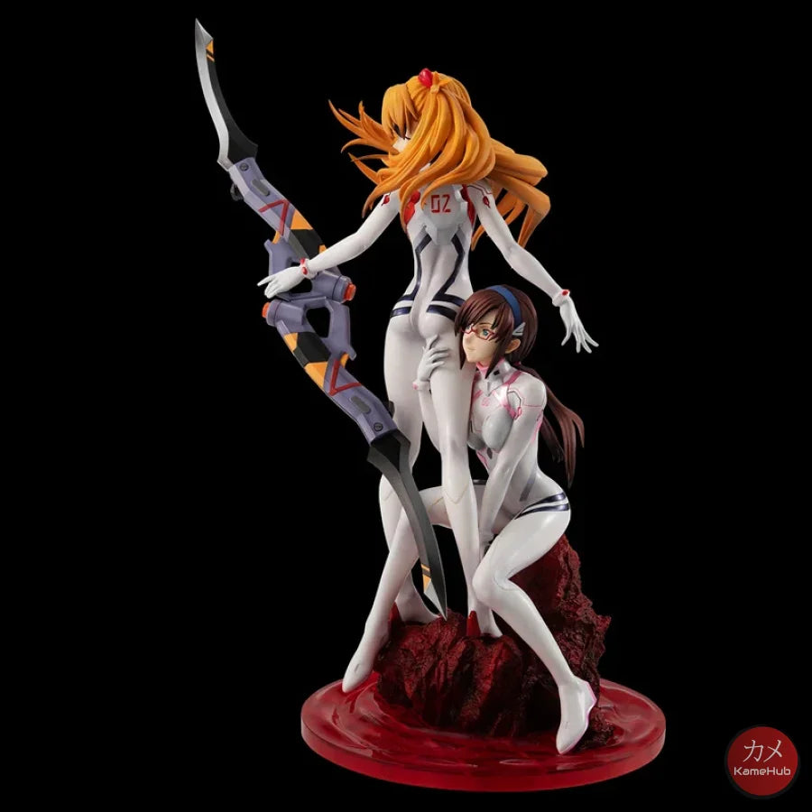 Evangelion: 3.0 - Asuka Langley Sohryu E Mari Makinami Illustrious Action Figure Megahouse Precious