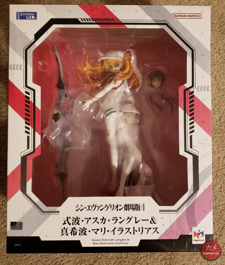 Evangelion: 3.0 - Asuka Langley Sohryu E Mari Makinami Illustrious Action Figure Megahouse Precious