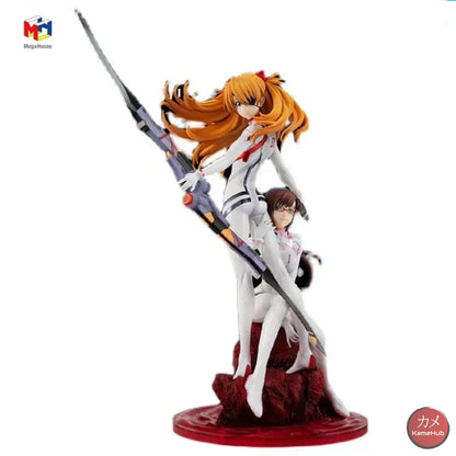 Evangelion: 3.0 - Asuka Langley Sohryu E Mari Makinami Illustrious Action Figure Megahouse Precious