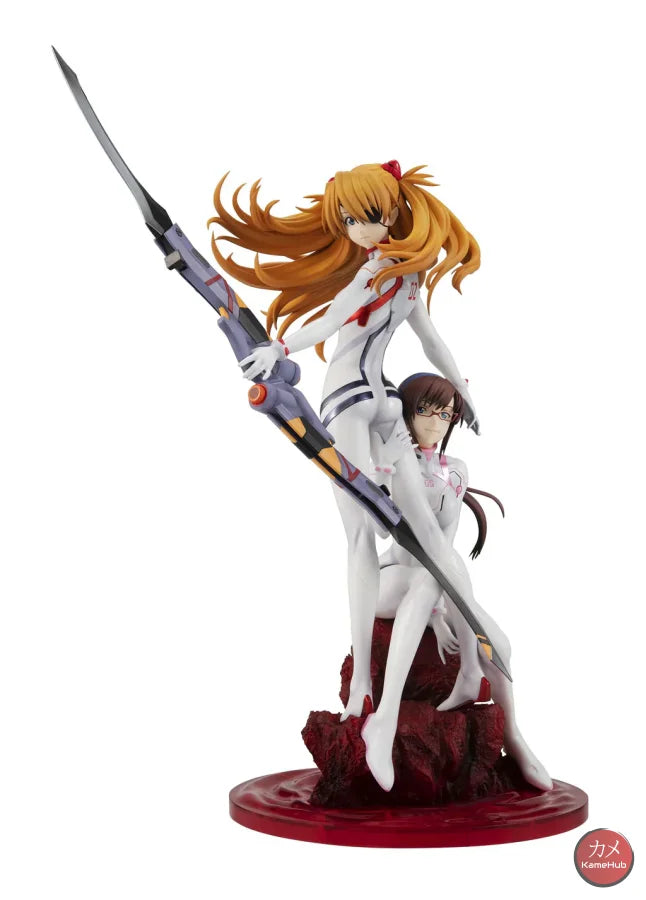 Evangelion: 3.0 - Asuka Langley Sohryu E Mari Makinami Illustrious Action Figure Megahouse Precious