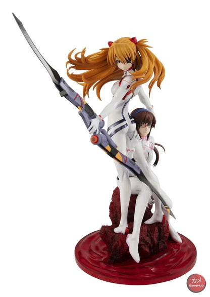 Evangelion: 3.0 - Asuka Langley Sohryu E Mari Makinami Illustrious Action Figure Megahouse Precious