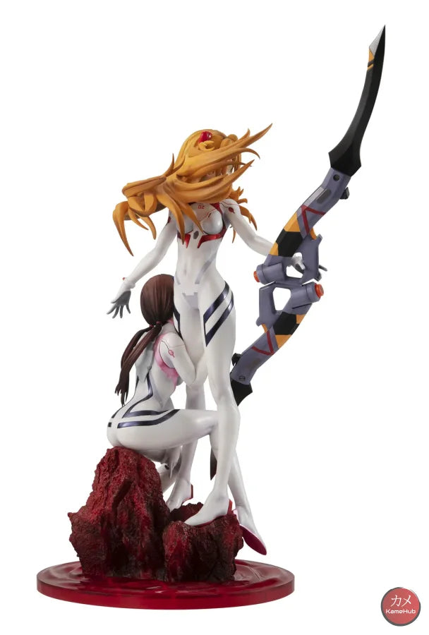 Evangelion: 3.0 - Asuka Langley Sohryu E Mari Makinami Illustrious Action Figure Megahouse Precious