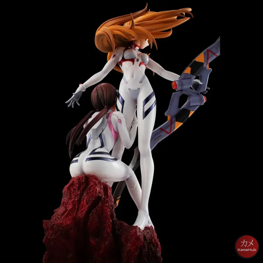 Evangelion: 3.0 - Asuka Langley Sohryu E Mari Makinami Illustrious Action Figure Megahouse Precious