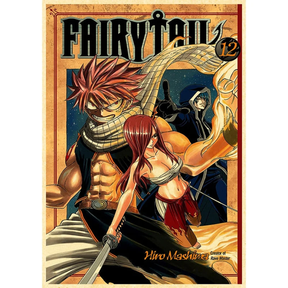 Fairy Tail - Anime Poster Aesthetic In A3 Hd