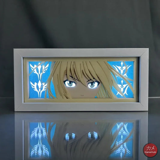 Fate Stay Night - Saber Light Box 3D con Luce Led Saber / 1 Colore Predefinito Gadget