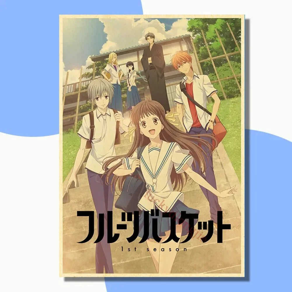 Fruits Basket - Anime Poster Aesthetic In A3 Hd