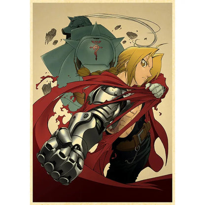 Fullmetal Alchemist - Anime Poster Aesthetic In A3 Hd
