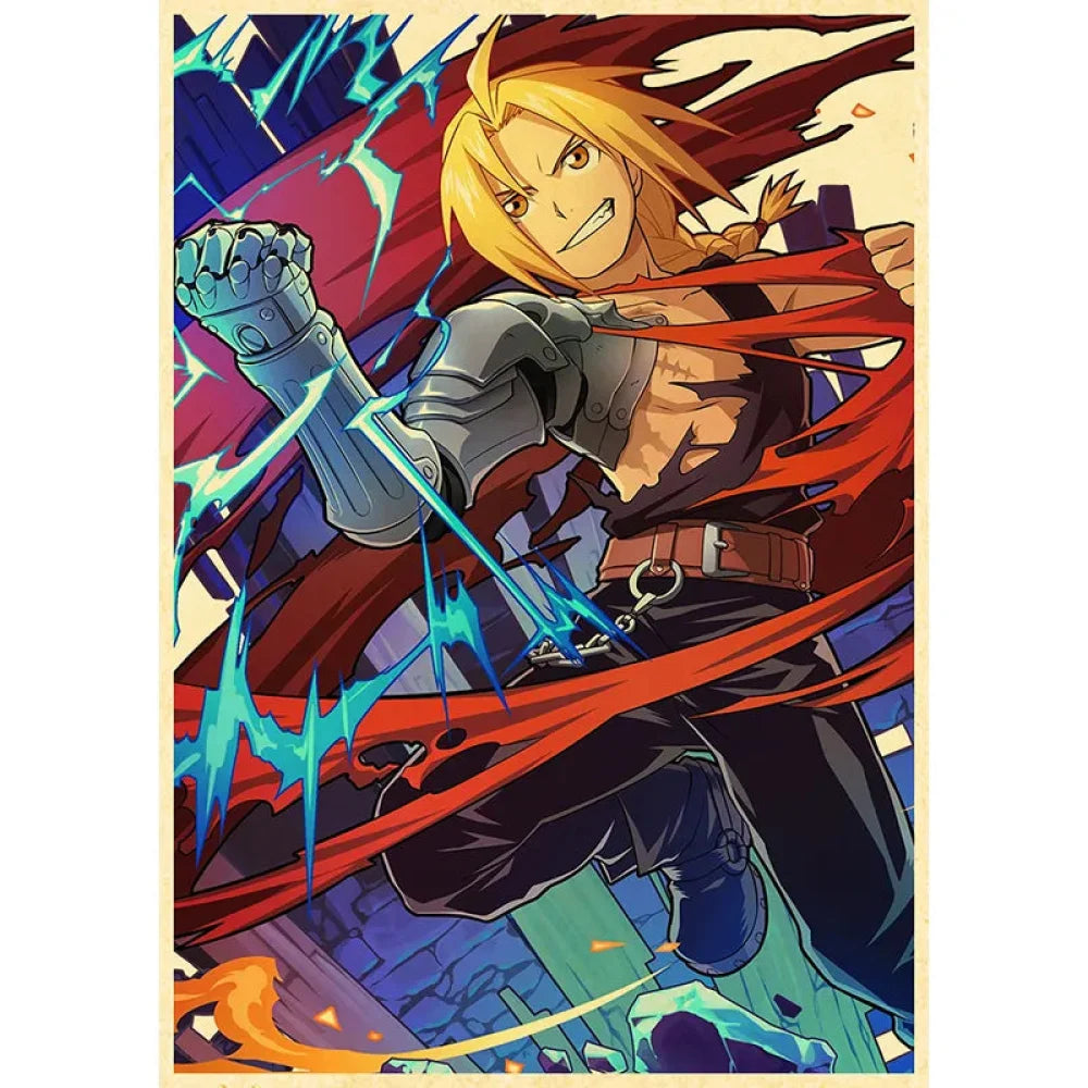 Fullmetal Alchemist - Anime Poster Aesthetic In A3 Hd