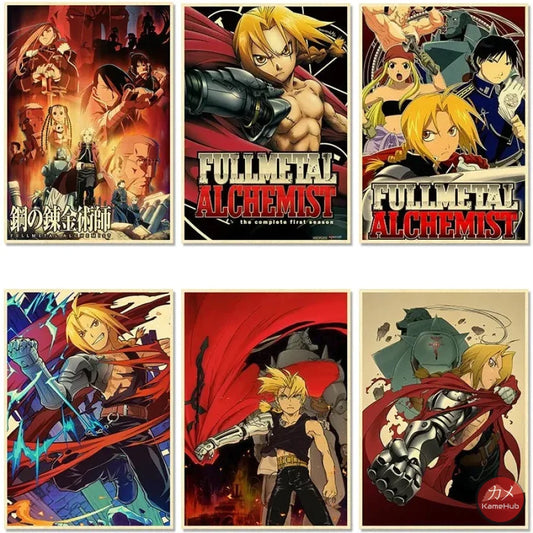 Fullmetal Alchemist - Anime Poster Aesthetic In A3 Hd