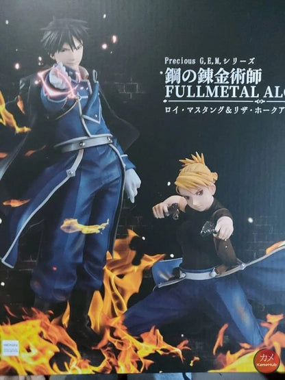 Fullmetal Alchemist Brotherhood - Roy Mustang E Riza Hawkeye Action Figure Megahouse Precious G.e.m