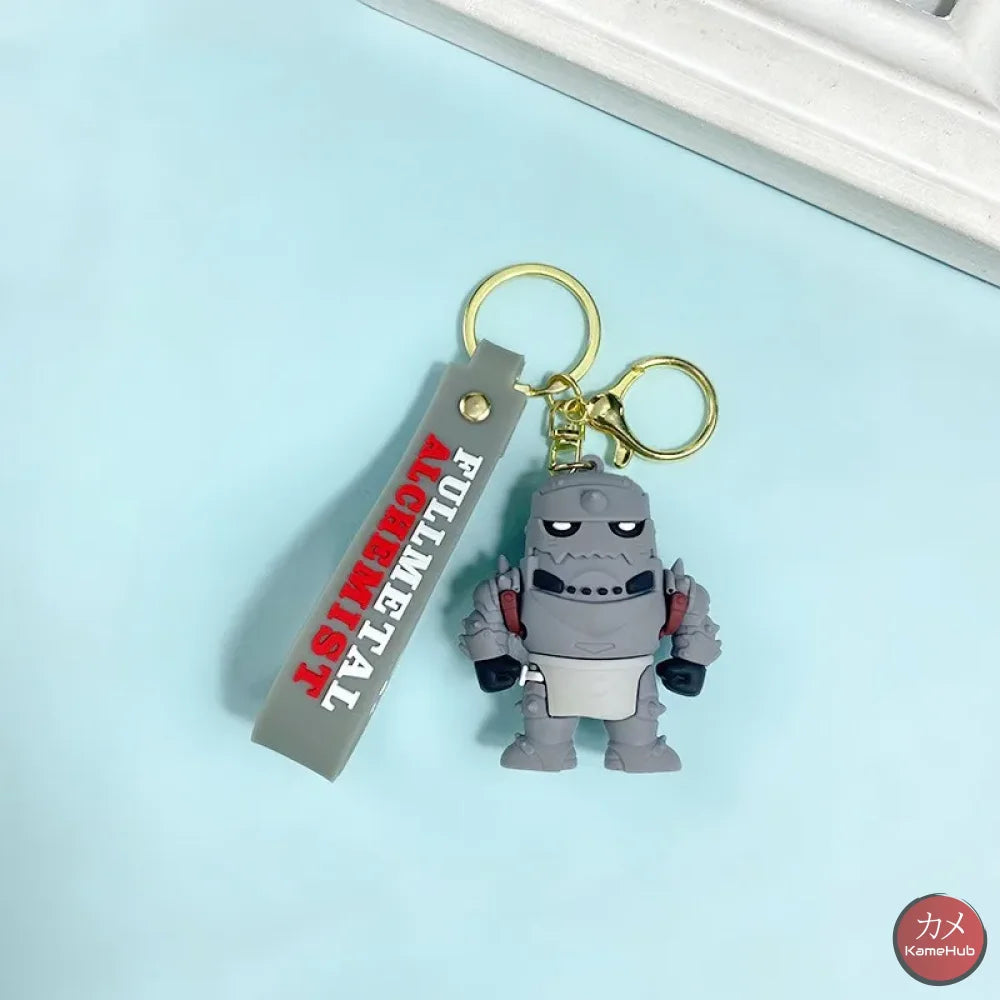 Fullmetal Alchemist - Portachiavi in Silicone - Alphonse Elric - Accessori