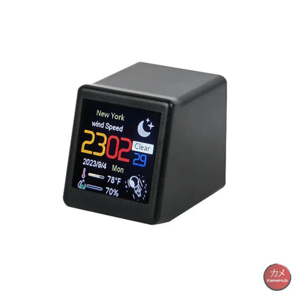 Gadget - Mini Schermo Digitale Programmabile Wi-Fi Multi Funzione Con Tracker Di Cryptovalute Ed