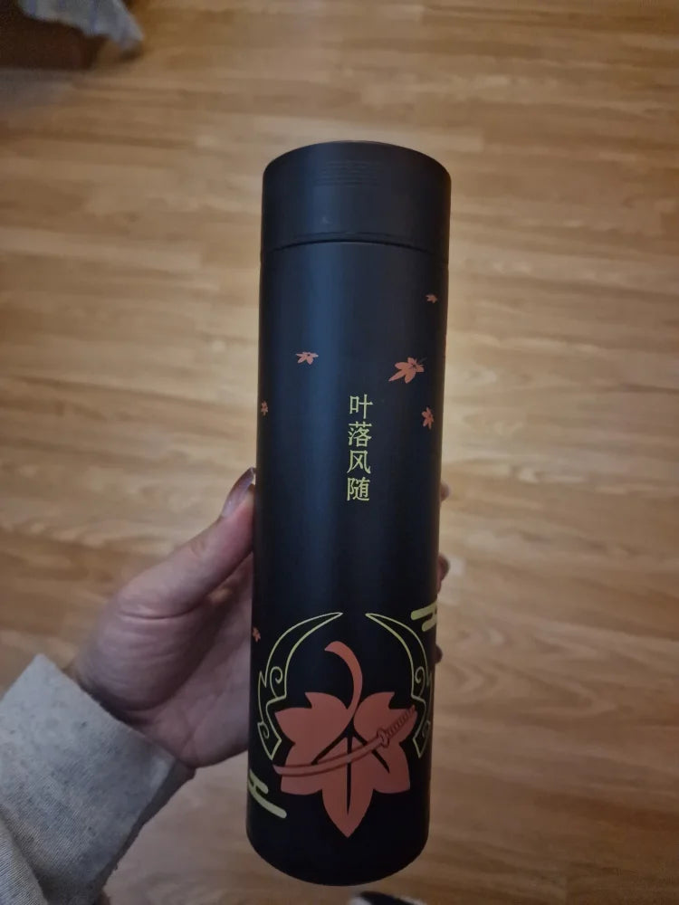 Genshin Impact - Borraccia Termica 500 Ml Con Display Digitale Intelligente Accessori