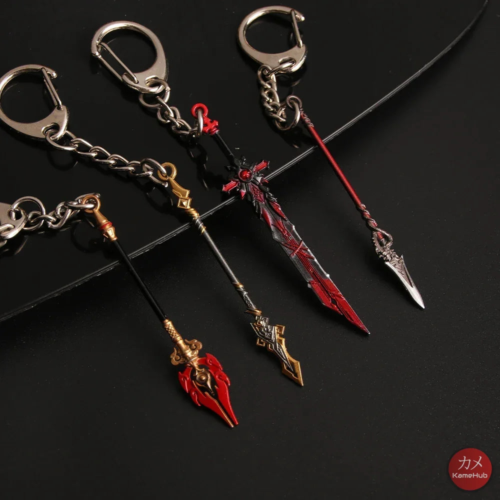 Genshin Impact - Set 21 Pezzi Portachiavi In Metallo Accessori