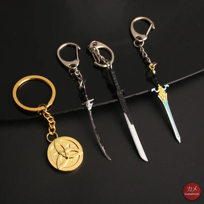 Genshin Impact - Set 21 Pezzi Portachiavi In Metallo Accessori