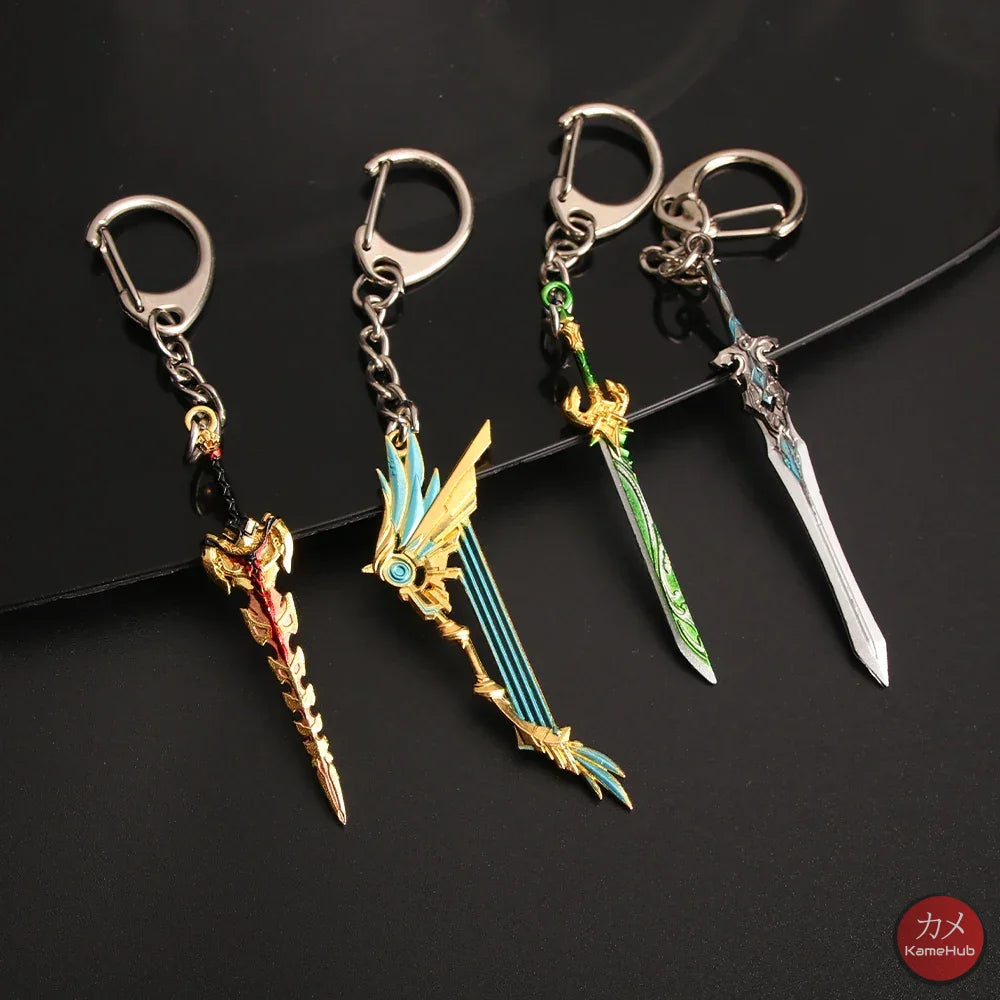 Genshin Impact - Set 21 Pezzi Portachiavi In Metallo Accessori