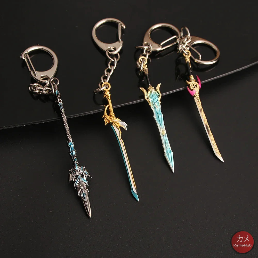 Genshin Impact - Set 21 Pezzi Portachiavi In Metallo Accessori
