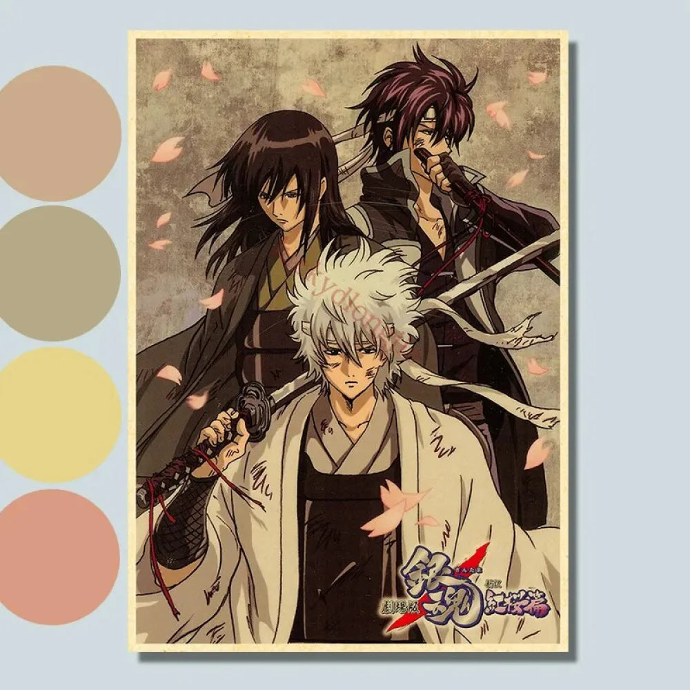 Gintama - Anime Poster Aesthetic In A3 Hd