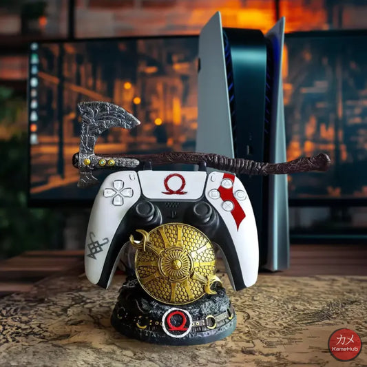 God of War - Kratos Porta Controller PS5 e XBOX in Resina - Gadget