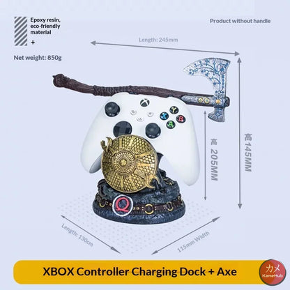God of War - Kratos Porta Controller PS5 e XBOX in Resina - XBOX NO Lame del Caos - Gadget