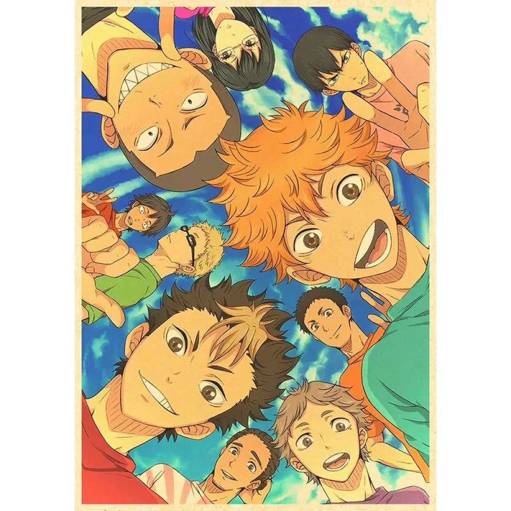 Haikyu!! - Anime Poster Aesthetic In A3 Hd