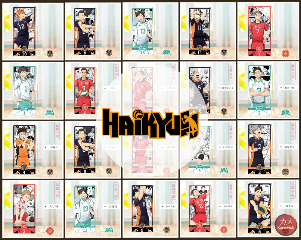 Haikyu!! - Segnalibri in Metallo Accessori