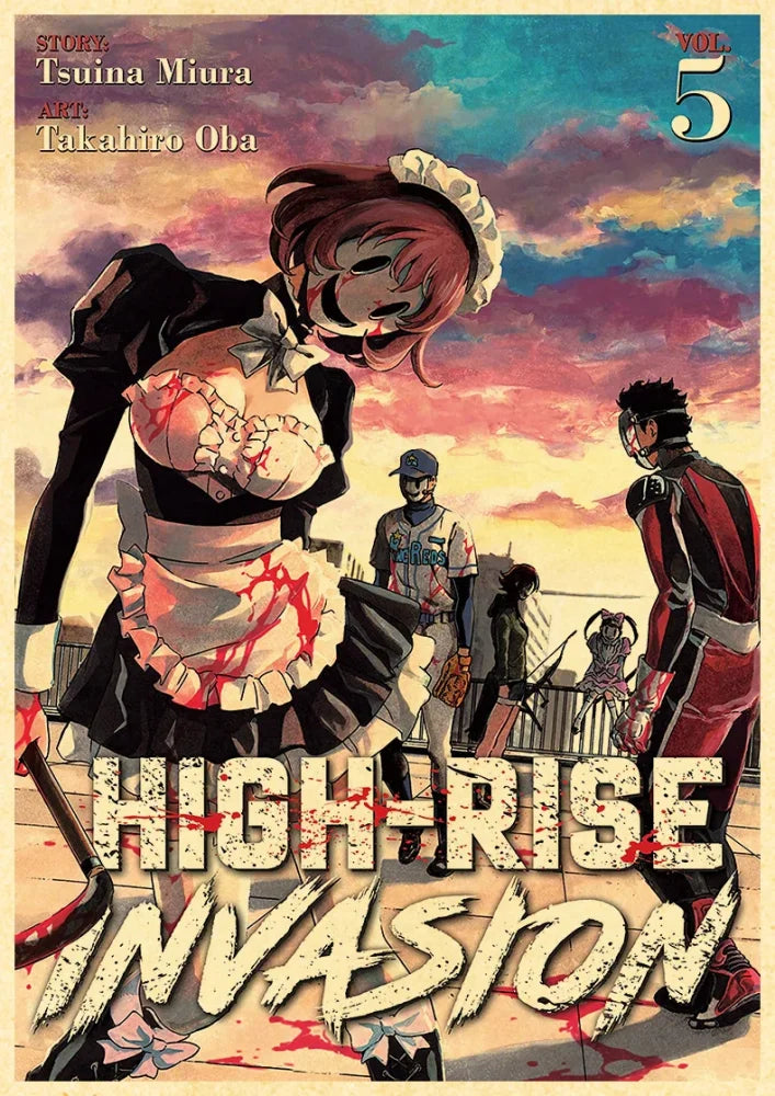 High-Rise Invasion - Anime Poster Aesthetic In A3 Hd