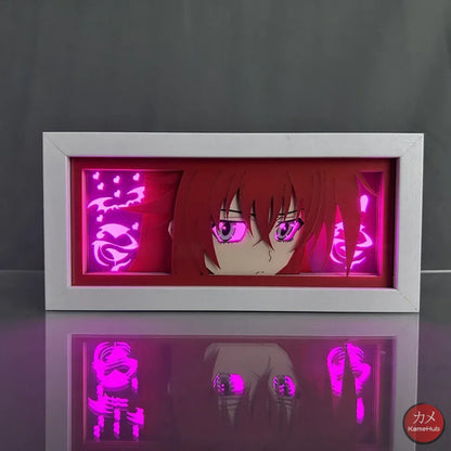 High School DxD - Rias Gremory Light Box 3D con Luce Led Rias Gremory / 1 Colore Predefinito Gadget