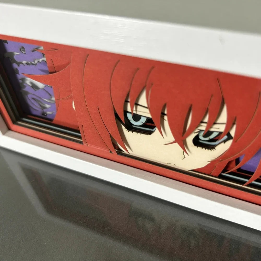 High School DxD - Rias Gremory Light Box 3D con Luce Led Gadget